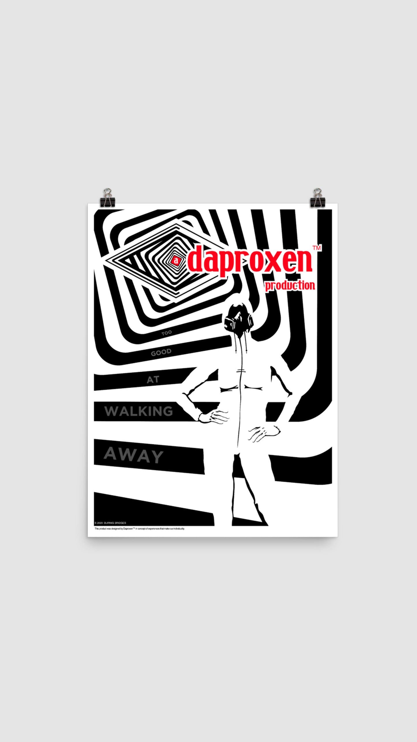 Burning Bridges Poster (18x24in)